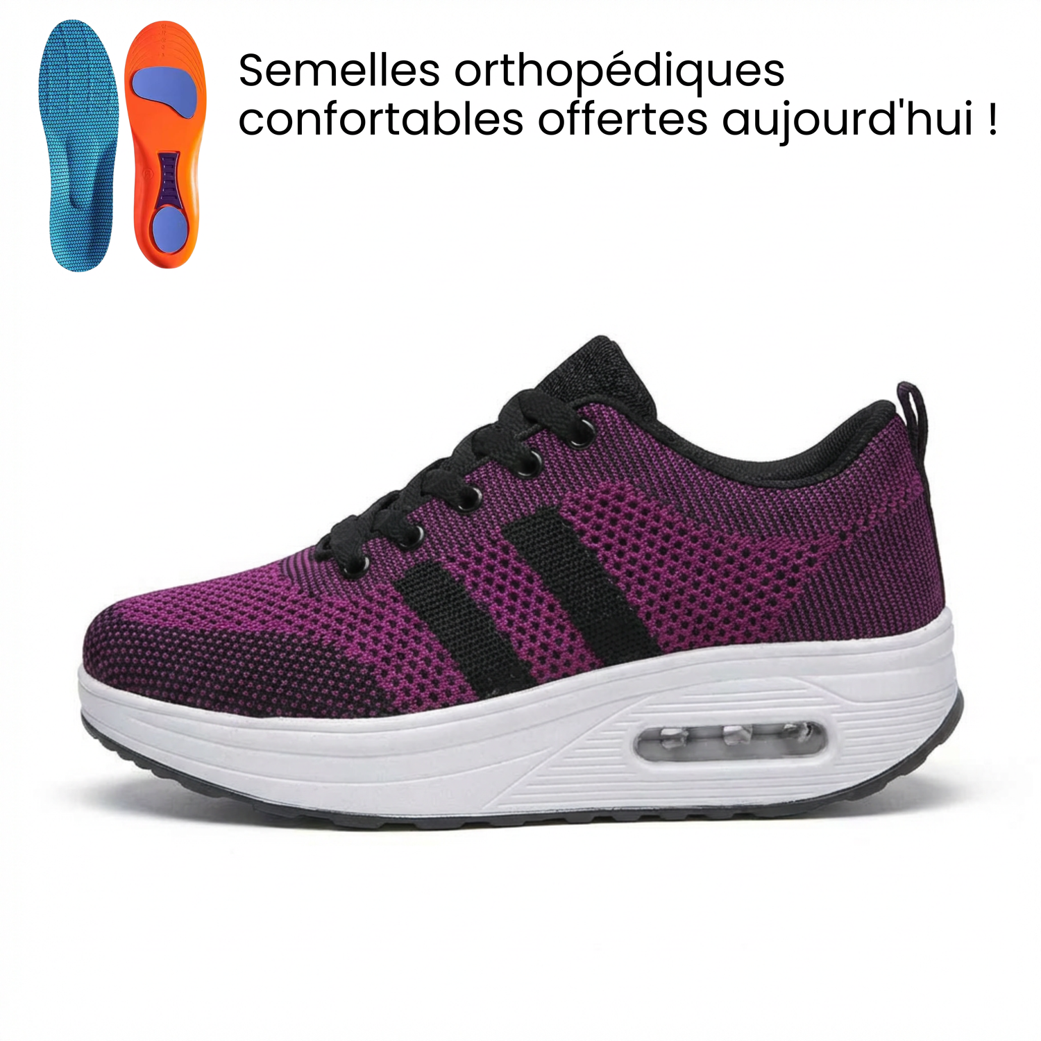 MÉLOVYA - Baskets ergonomiques à soutien orthopédique